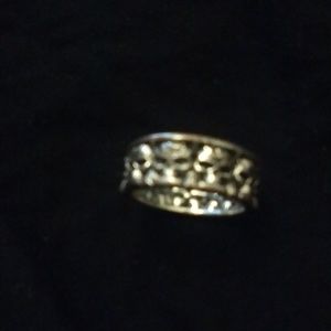 Men's stainless steel skull ring size 11